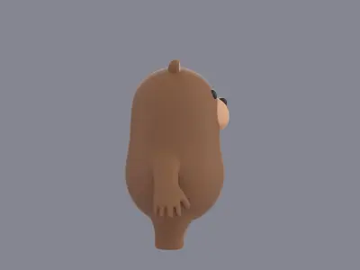 Bear Character 3D model buy