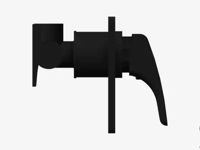 Wall Mixer Tap - Luxury - Rapid Low-poly 3D model