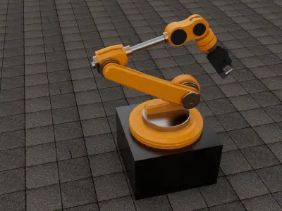 Car Assembly Equipment Tool Low-poly 3D model