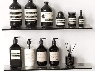 Bathroom accessories 30 3D model