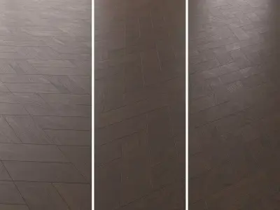 Parquet Oak Marrone NEW Firestop set 5 3D model