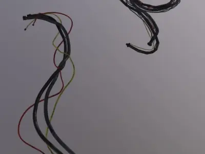 Ground Cable Kit Low-poly 3D model