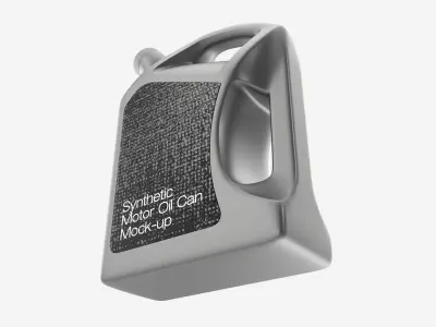Motor Oil Bottle Mockup 3D model