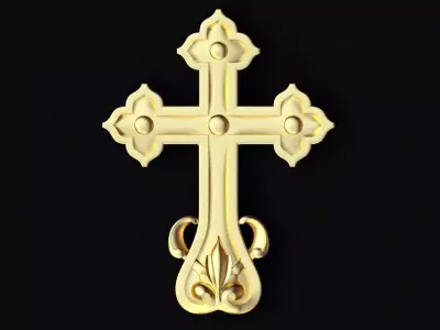 Central decor ornament for furniture 3D model 162