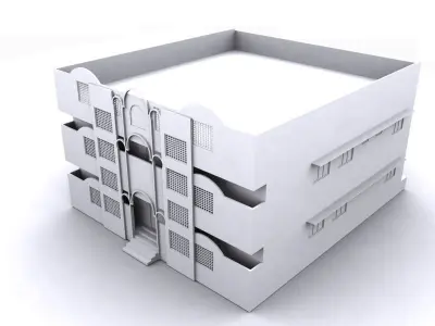 HOME 1 50X56 Elevation 3D model