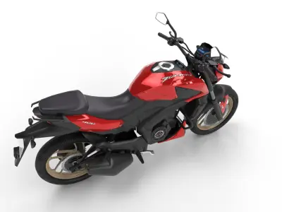 Bajaj Dominar 400 Low-poly 3D model