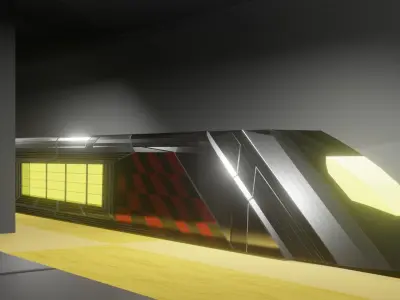 Subway station  3D model