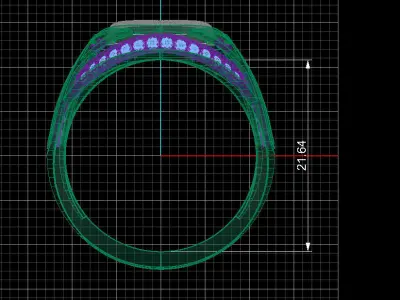 NEO MAN RING MODEL11 3D print model