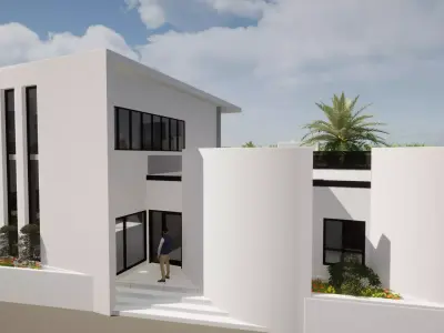 architecture  design modern  iman Low-poly 3D model