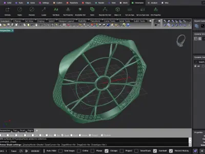 Fusion bangle code 702 in 4 sizes 3D print model