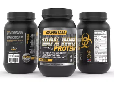 Protein Powder 3D model