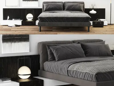 Bed Collection 04 - 10 Items 3D model