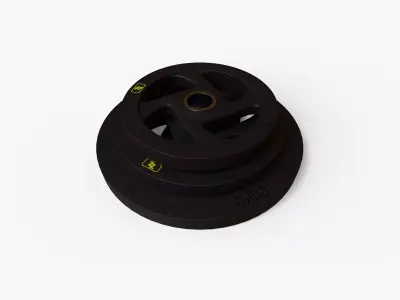 Barbell Plates Free 3D model