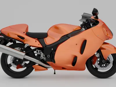 SUZUKI Hayabusa 3D model