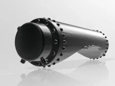 Locomotive Preheater Live Steam 3D Print 3D print model