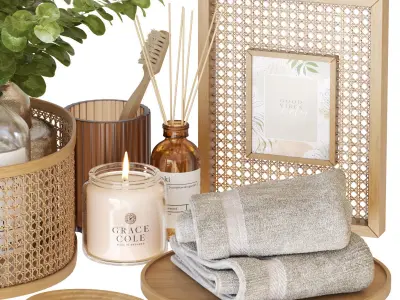 Bathroom Accessories-04 3D model