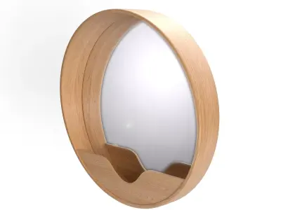 Round Wall Mirror 3D model