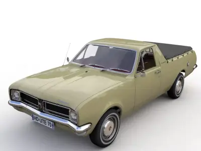 HOLDEN HG UTE KINGSWOOD 1970 3D model
