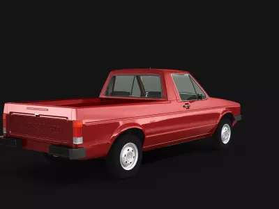 VW Caddy MKI 3D model
