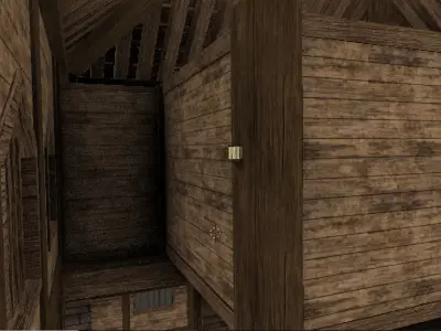 Wood house 2 3D model