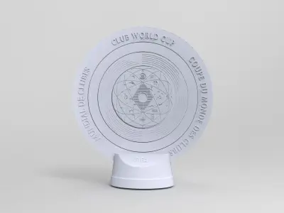 FIFA Club World Cup USA 2025 Trophy  High-Detail 3D Model 3D print model