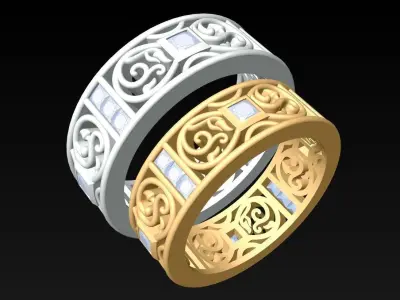Wedding Rings - N115338 3D print model