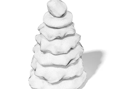 Rock Pile 3D Model 3D model