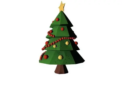 Christmas Tree 3D Printable Model 3D print model 2