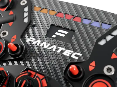 Fanatec Clubsport Formula V2-5 Steering Wheel 3D model