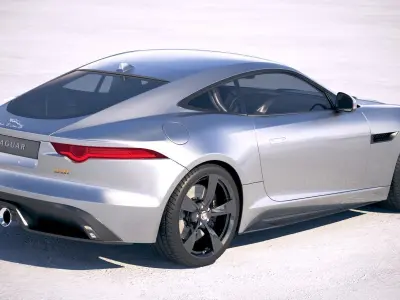 Jaguar F-Type 400 sport Coupe 2018 3D model