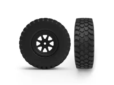 Rough Terrain Tire 3D print model