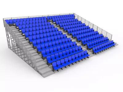 Bleachers 15 3D model