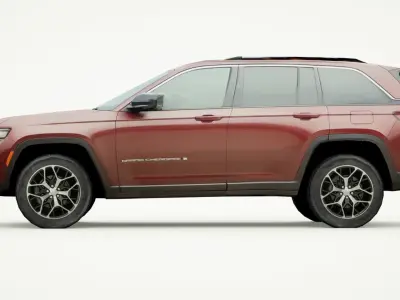 Jeep Grand Cherokee Laredo 2023 Low-poly 3D model