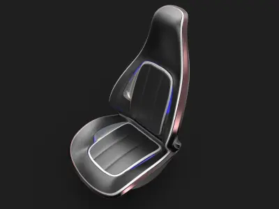 concept futuristic chair 3D model
