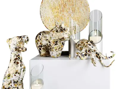 Decorative set 42 3D model