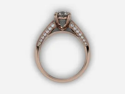 engagement Ring 3D print model 28
