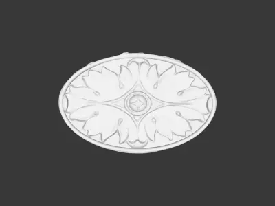 Modern Ceiling roses 3D model 3D model
