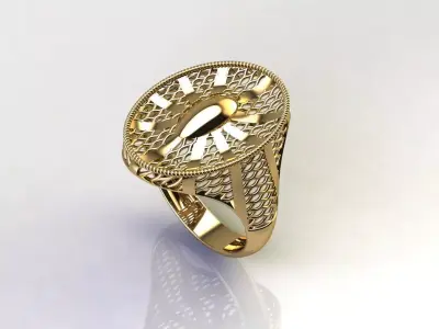 Fancy Womens Rings Plain Rings Ready STL 3DM Models Rings 3D print model 30