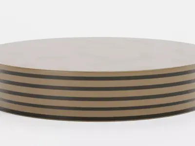 Chocolate Box Plain V5 - Round Luxury Packaging 3D model