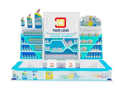 Booth Exhibition Stand a22 3D model