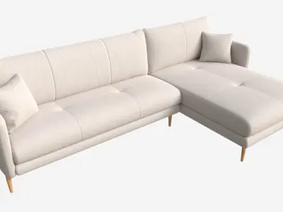 Chaise Medium Ercol Aosta 3D model