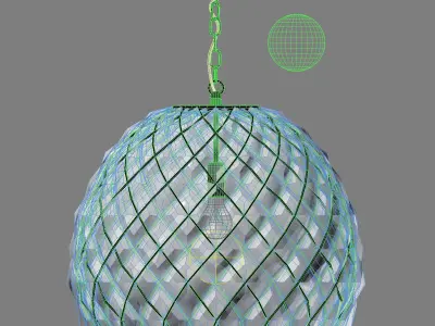 Pendant lamp Fontana Arte Style 3D model