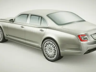 Generic Sedan v17 Low-poly 3D model
