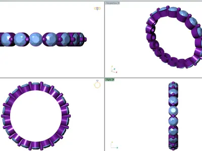  Women Ring  3D print model