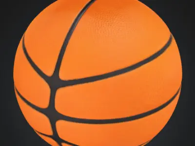 Realistic Basketball ball 3D Model 3D model