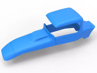 Shell of Vintage Sprint car Scale 1 to 25 3D print model