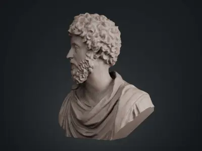 Marcus Aurelius 3D print model