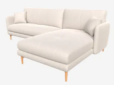 Chaise Small Ercol Aosta 3D model