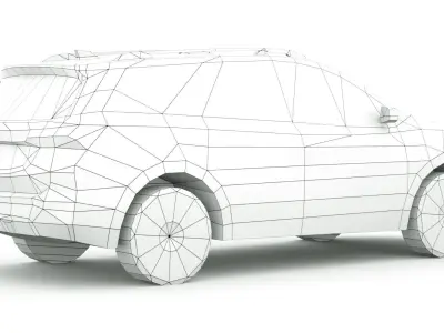 Chevrolet Equinox LT 2024 Low-poly 3D model