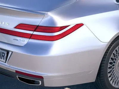 Genesis G90L 2020 Long 3D model